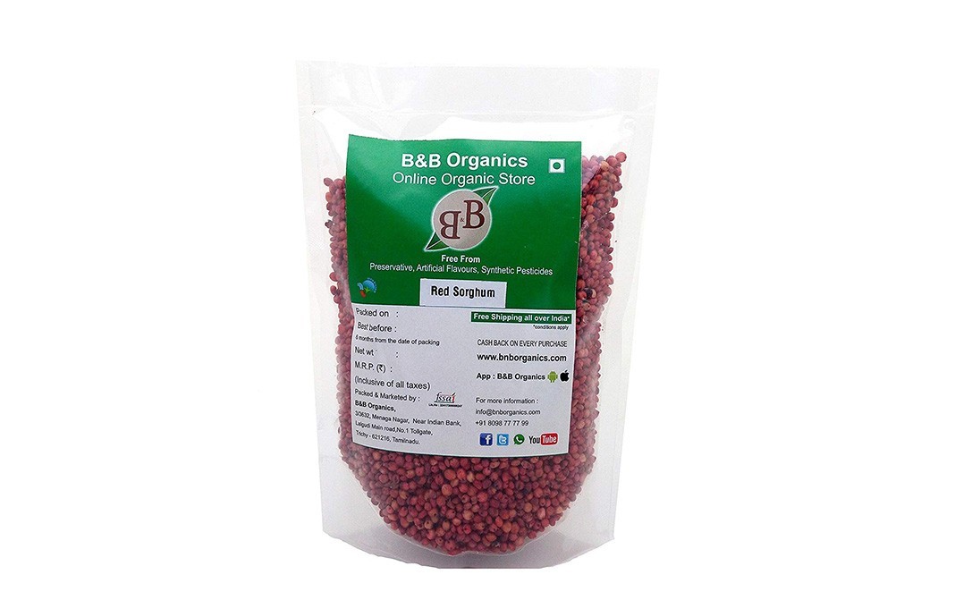 B&B Organics Red Sorghum    Pack  2 kilogram